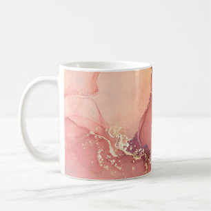Caneca De Café Abstrato beige, fundo castanho, papel de parede. M