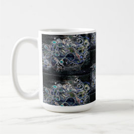 Caneca De Café Abstrato Black & White Mug