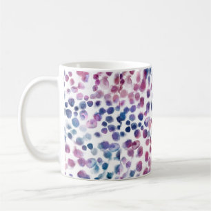 Caneca De Café Abstrato bolinhas padrão sem costura em pastel