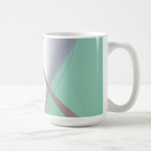 Caneca De Café Abstrato Chocolate Mint Tornado