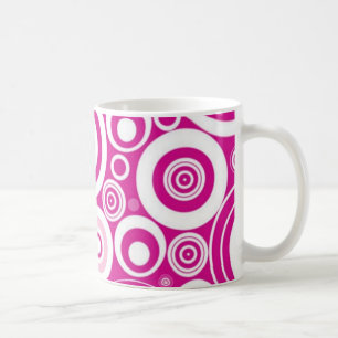 Caneca De Café Abstrato Circular