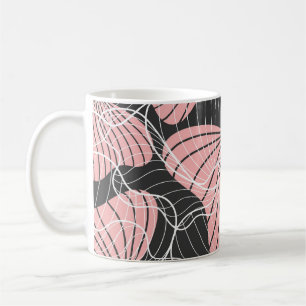 Caneca De Café Abstrato colorido, padrão artístico perfeito.