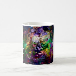 Caneca De Café Abstrato com símbolos