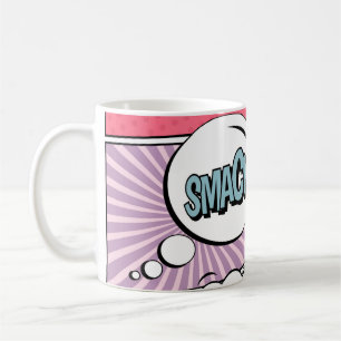 Caneca De Café Abstrato criativo conceito de banda desenhada esti