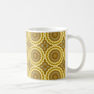 Caneca De Café Abstrato Daisies