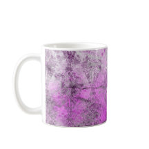 Abstrato Damask Pink Impressão