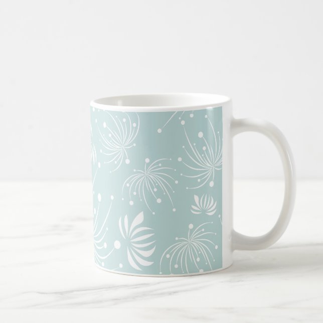 Caneca De Café Abstrato Dandelions Mug (Direita)