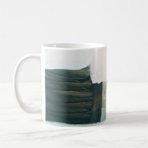 Caneca De Café Abstrato de arte moderna. CINZAS e