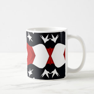 Caneca De Café Abstrato de Bandeira Americana