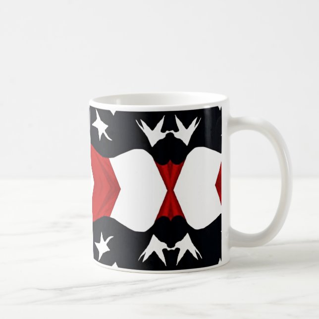 Caneca De Café Abstrato de Bandeira Americana (Direita)