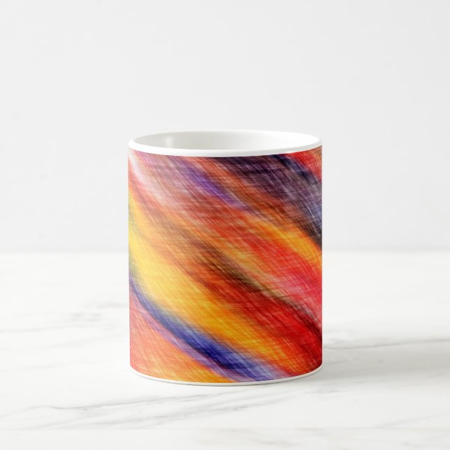 Caneca De Café Abstrato de café sunset Mug (Centro)