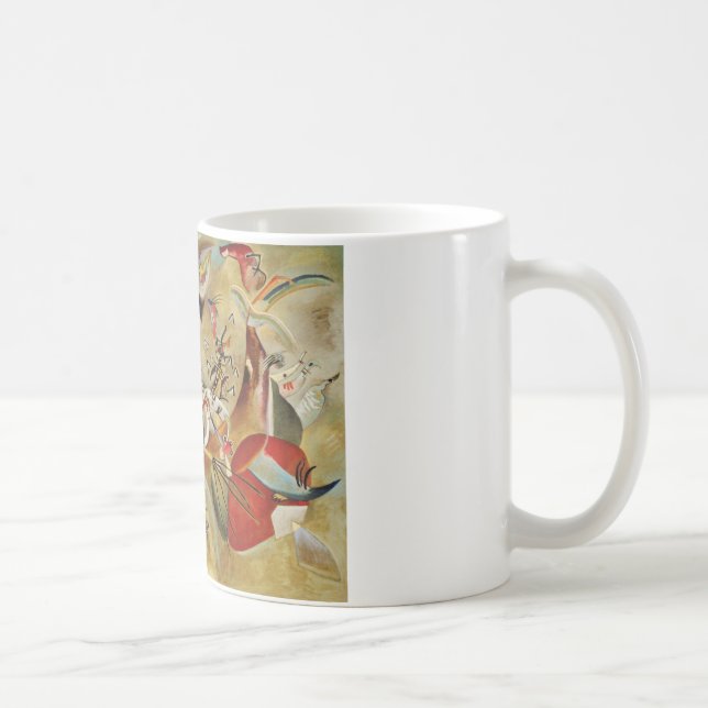 Caneca De Café Abstrato de composição Kandinsky (Direita)