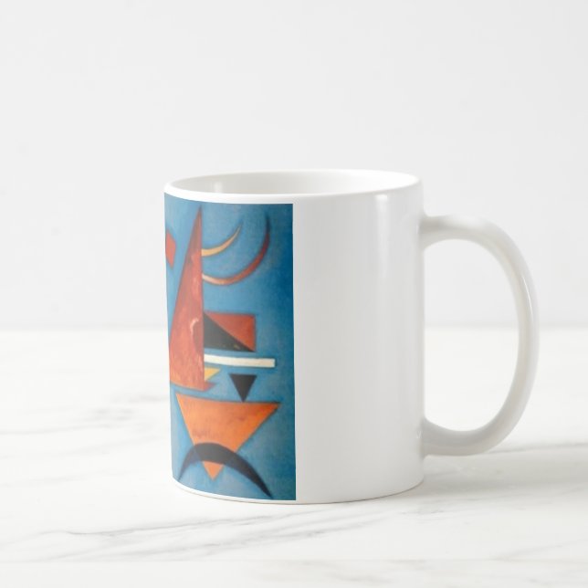 Caneca De Café Abstrato de Duro de Soft Kandinsky (Direita)