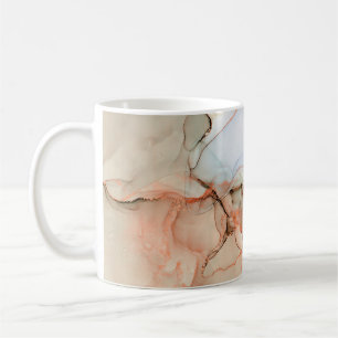 Caneca De Café Abstrato de luxo: Arte a Tinta Álcool