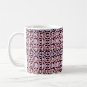 Caneca De Café Abstrato de Pastel Rosa Bonito feminino listrado