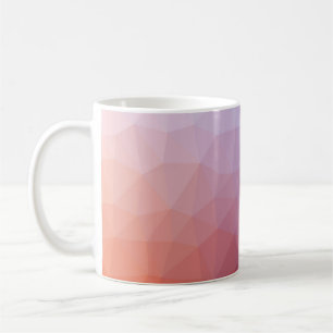 Caneca De Café abstrato de polígono. Modern abstrato ilustração