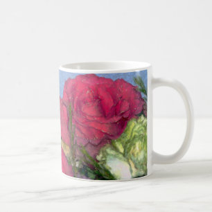 Caneca De Café abstrato do rosa do rosa