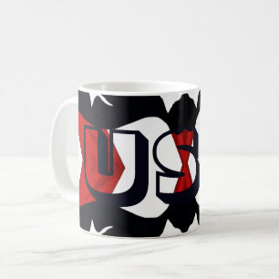 Caneca De Café ABSTRATO dos EUA