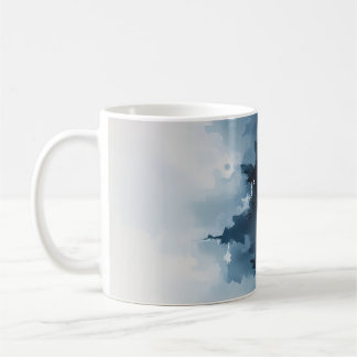 Caneca De Café Abstrato Escuro
