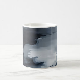 Caneca De Café Abstrato Escuro