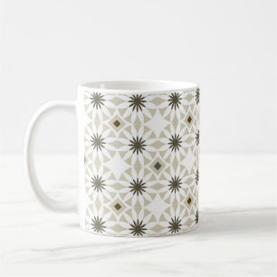 Caneca De Café Abstrato etnia geométrica padrões design backgrou