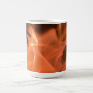 Caneca De Café Abstrato Flame
