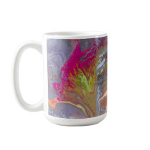 Abstrato Flor em cores brilhantes