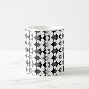 Caneca De Café Abstrato folk africano etno tradicional