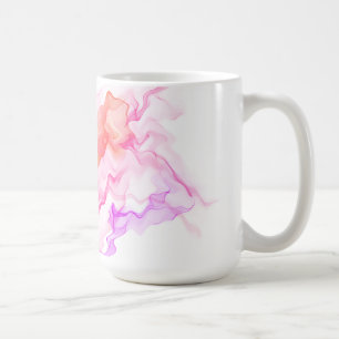 Caneca De Café Abstrato Fractal Smoke