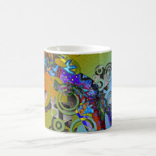 Caneca De Café abstrato Gecko