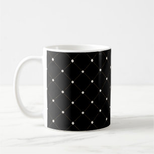 Caneca De Café Abstrato geométrica, sem descontinuidades, de vint