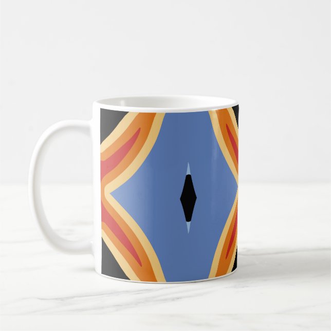 Caneca De Café Abstrato geométrico.abstrato, fundo, m (Esquerda)