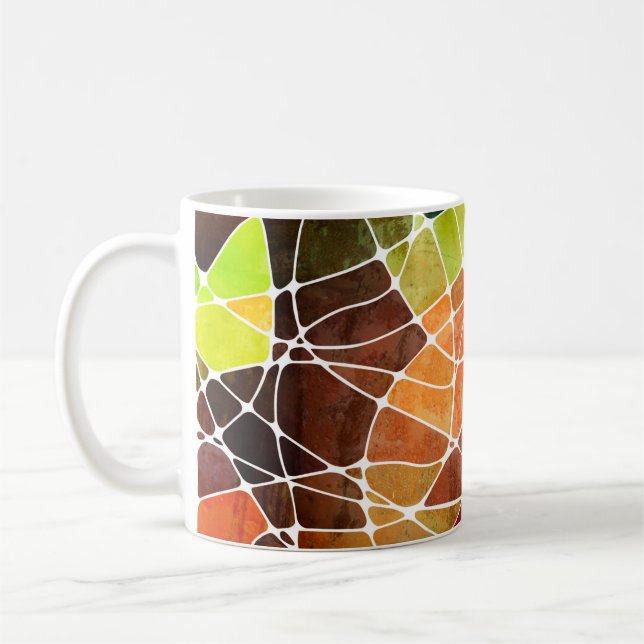 Caneca De Café abstrato geométrico grunge background abstract, no (Esquerda)