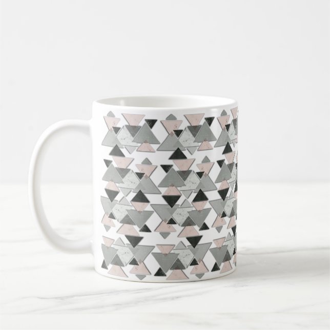 Caneca De Café Abstrato geométrico Mug (Esquerda)