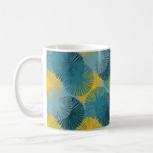 Caneca De Café Abstrato Ikat e modelo de tecido para artesanato