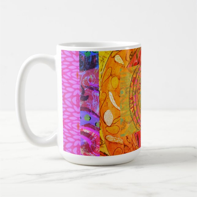 Caneca De Café Abstrato iluminado (Esquerda)