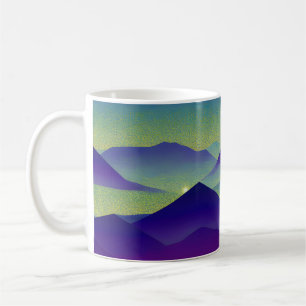 Caneca De Café Abstrato Landscape Fallen Star 23