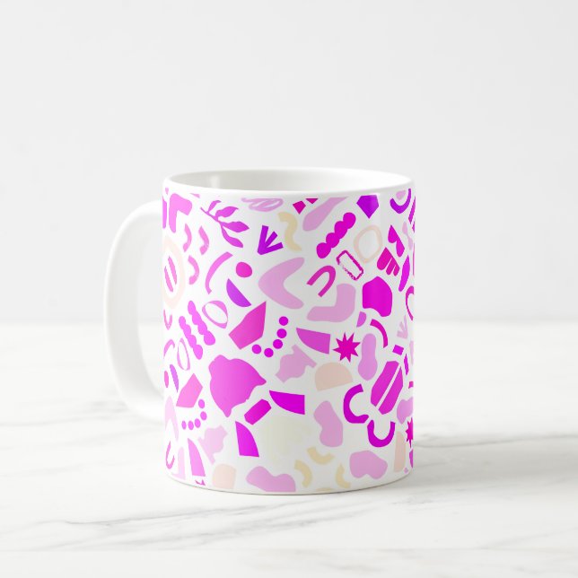 Caneca De Café Abstrato-Manguezinha (Frente Esquerda)