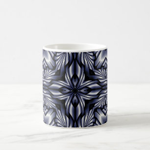 Caneca De Café Abstrato - mini caleidoscópio 3