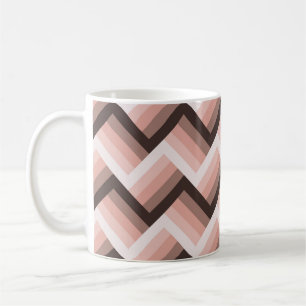 Caneca De Café Abstrato Modern 3D Stripe sem costura