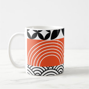 Caneca De Café Abstrato moderno: Canvas de Design artística.