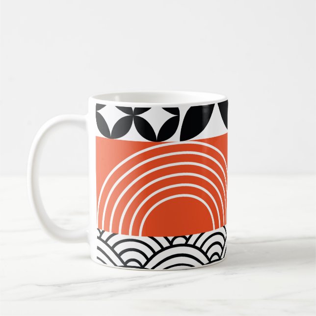 Caneca De Café Abstrato moderno: Canvas de Design artística. (Esquerda)