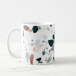 Caneca De Café Abstrato moderno Terrazzo Pattern