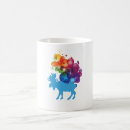 Caneca De Café Abstrato Moose Mug