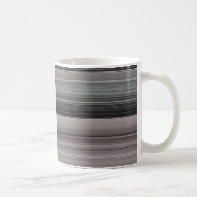 Caneca De Café Abstrato nº 1: Cinza (Direita)