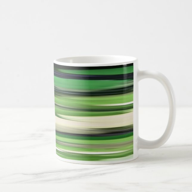 Caneca De Café Abstrato nº 2: borrão verde (Direita)