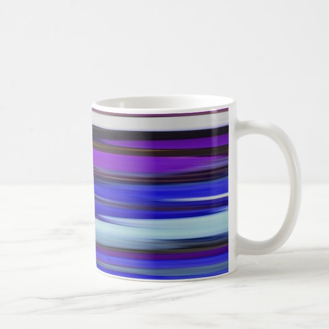 Caneca De Café Abstrato nº 2: Desfocamento do Ultravioleta (Direita)
