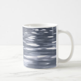 Caneca De Café Abstrato nº 3: Shimmer de Gunmetal