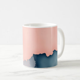 Caneca De Café Abstrato Pastel