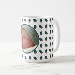 Caneca De Café Abstrato - Penas escuras